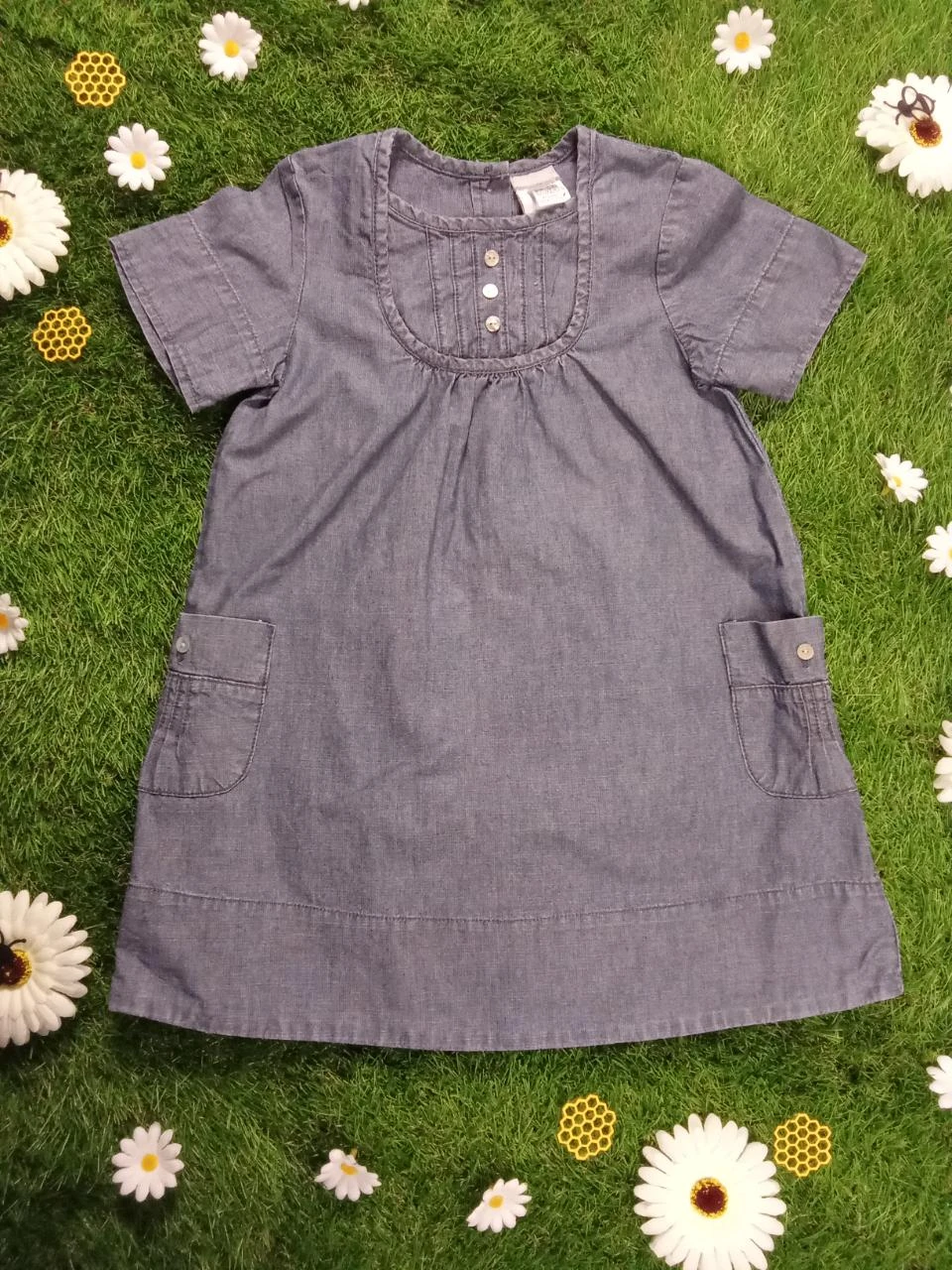 Superbe robe manches courtes Cyrillus 6 ans